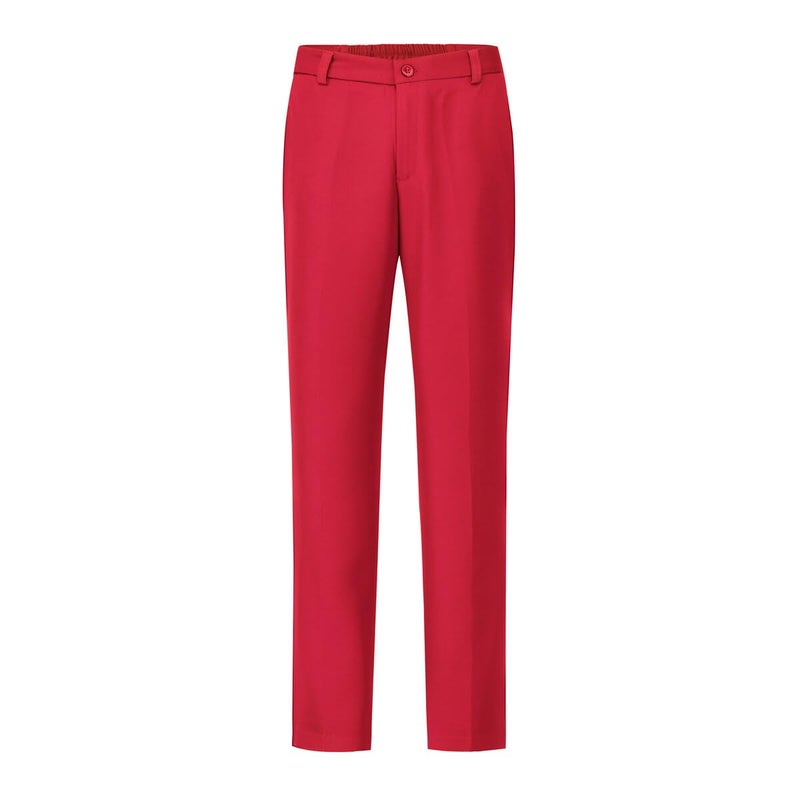 YUNCLOS Womens Suits 2 Piece Set Business Casual Double Breasted Blazer and Pantsuits for Work Office Red - Image 5